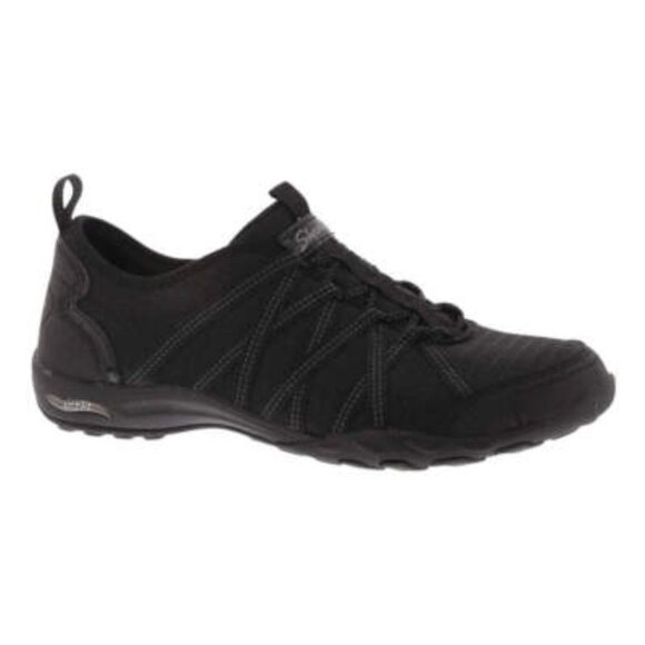 Skechers   Women's   Active   Arch   Fit   Comfy Slip-On -100278   Black Sneaker - Picture 1 of 1
